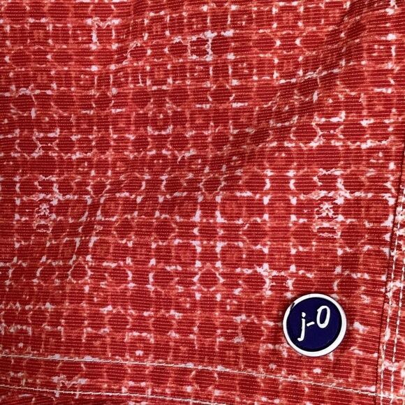 New. Johnnie-O red swim shorts. Small. Retails $89 - Picture 9 of 11